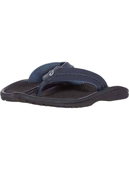 OLUKAI Men' s Hokua Surfing Flip-Flop Sandals