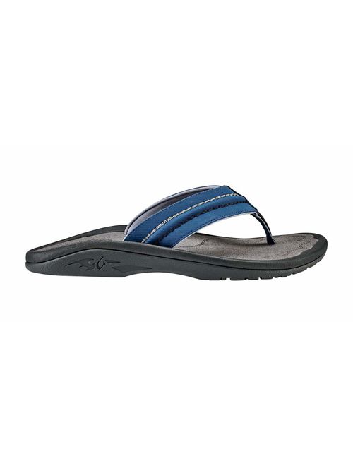 OLUKAI Men' s Hokua Surfing Flip-Flop Sandals