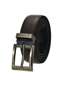 Faux Leather Belt with Nickel Buckle - Many Colors Available