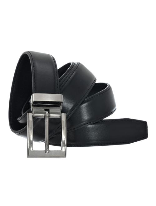 Faux Leather Belt with Nickel Buckle - Many Colors Available