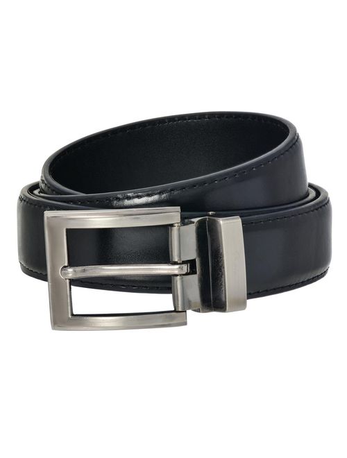 Faux Leather Belt with Nickel Buckle - Many Colors Available