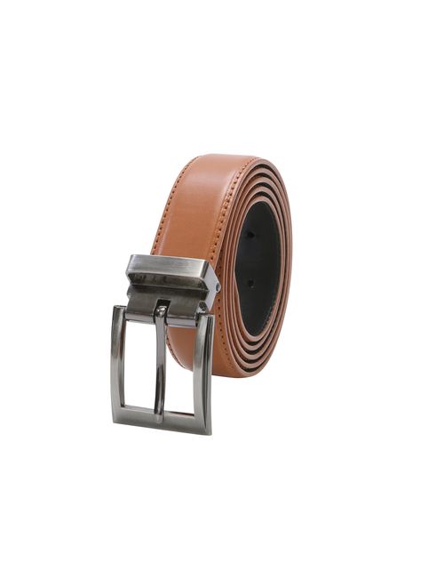 Faux Leather Belt with Nickel Buckle - Many Colors Available