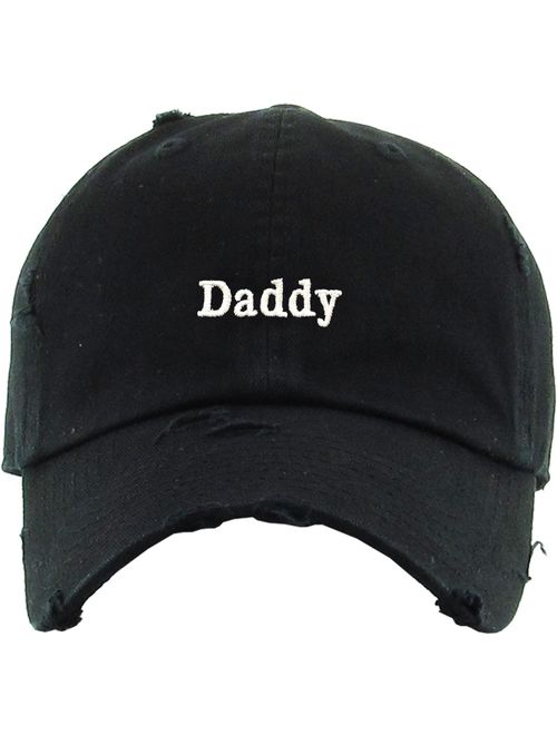 Good Vibes Only Heart Breaker Daddy Dad Hat Baseball Cap Polo Style Adjustable Cotton