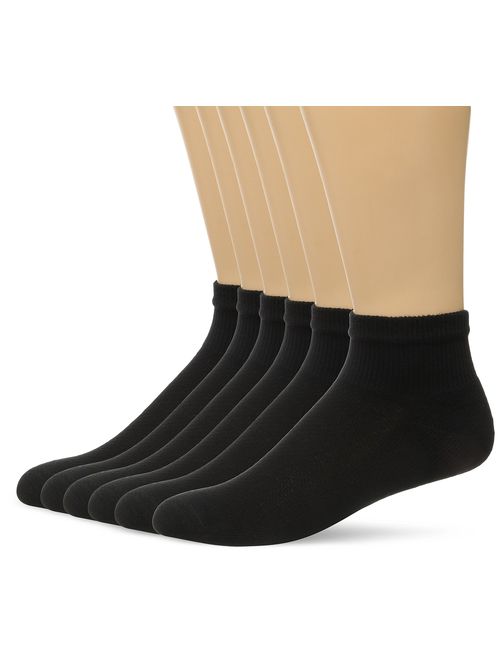 Hanes Men's Freshiq X-temp Comfort Cool Ankle Socks, 6-pack