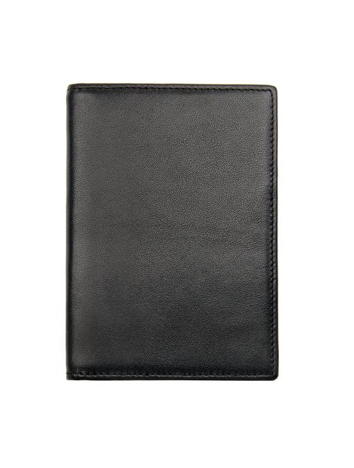 Polare Men's Slim RFID Blocking Leather Passport Holder Travel Bifold Wallet (Brown)