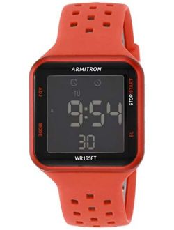 Sport Unisex 40/8417 Digital Chronograph Silicone Strap Watch