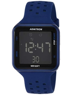 Sport Unisex 40/8417 Digital Chronograph Silicone Strap Watch