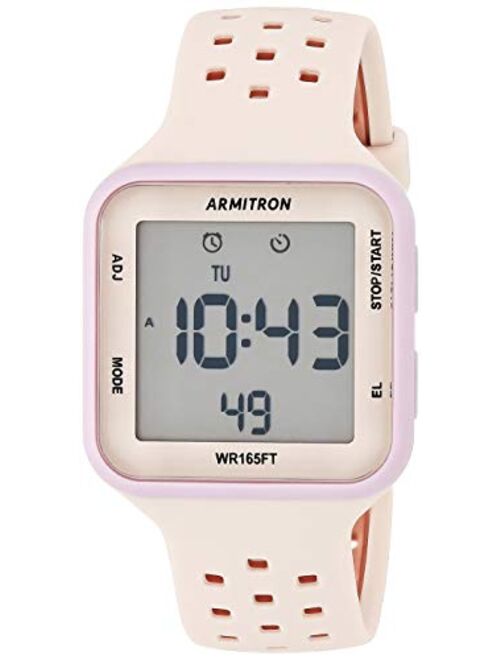 Armitron Sport Unisex 40/8417 Digital Chronograph Silicone Strap Watch