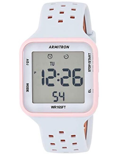 Armitron Sport Unisex 40/8417 Digital Chronograph Silicone Strap Watch