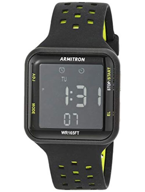 Armitron Sport Unisex 40/8417 Digital Chronograph Silicone Strap Watch