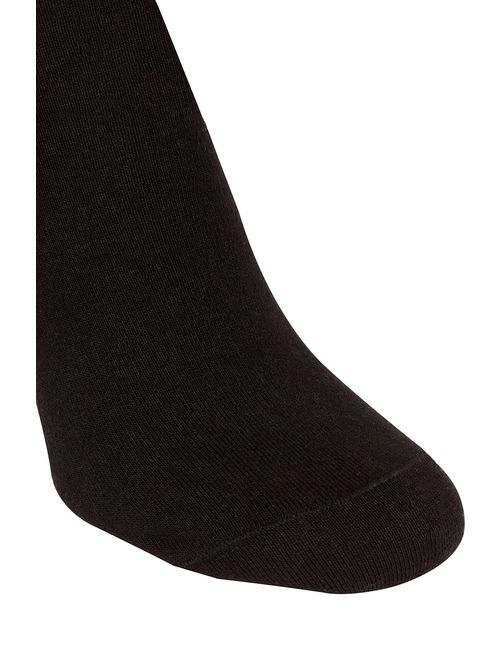 Black Dress Socks Men, 3 packs Rich European Organic Cotton Crew Sized AIR SOCKS