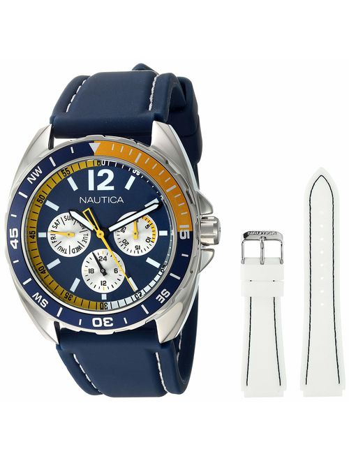 Nautica Men's Quartz Resin Silicone Watch