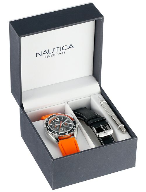 Nautica Men's Quartz Resin Silicone Watch