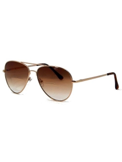 In Style Eyes C.Moore Bifocal Aviator Sunglasses for Women and Men