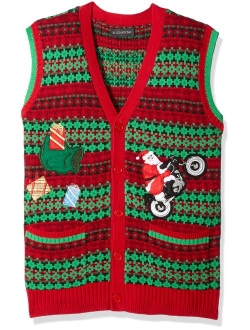 Men's Ugly Christmas Sweater Santa