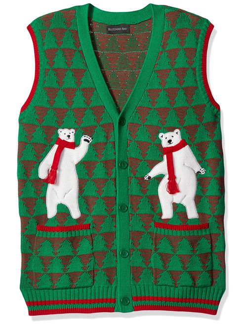 Blizzard Bay Men's Ugly Christmas Sweater Santa