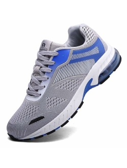 XIDISO Running Shoes Mens Women Air Trail Mesh Sneakers Athletic Walking Cross Training Tennis Sports Shoe for Men