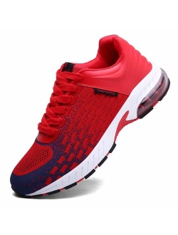 XIDISO Running Shoes Mens Women Air Trail Mesh Sneakers Athletic Walking Cross Training Tennis Sports Shoe for Men