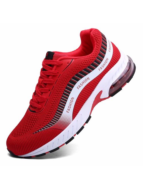 XIDISO Running Shoes Mens Women Air Trail Mesh Sneakers Athletic Walking Cross Training Tennis Sports Shoe for Men