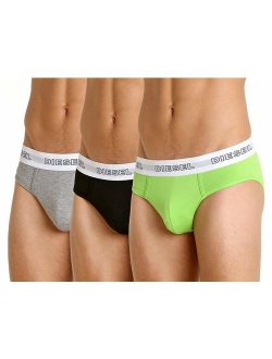 Men's 3-Pack Andre Cotton Solid Stretch Briefs