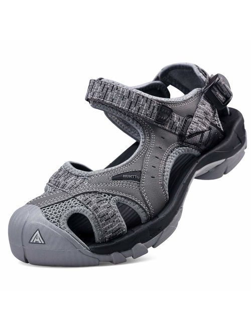 Womens Mens Hiking Outdoor Sandals Summer Athtletic Walking Water Shoes with Closed Toe