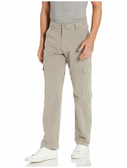Authentics Men's Big and Tall Classic Twill Relaxed Fit Cargo Pant