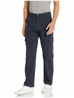 Authentics Men's Big and Tall Classic Twill Relaxed Fit Cargo Pant