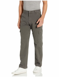 Authentics Men's Big and Tall Classic Twill Relaxed Fit Cargo Pant