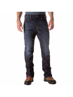 5.11 Tactical Men's Defender-Flex Straight Jeans, Mechanical Stretch Fabric, Classic Pockets, Style 74477