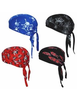 QING Sweat Wicking Beanie Cap Hat Chemo Cap Skull Cap for Men and Women