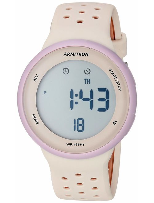 Armitron Sport Unisex 40/8423 Digital Chronograph Silicone Strap Watch