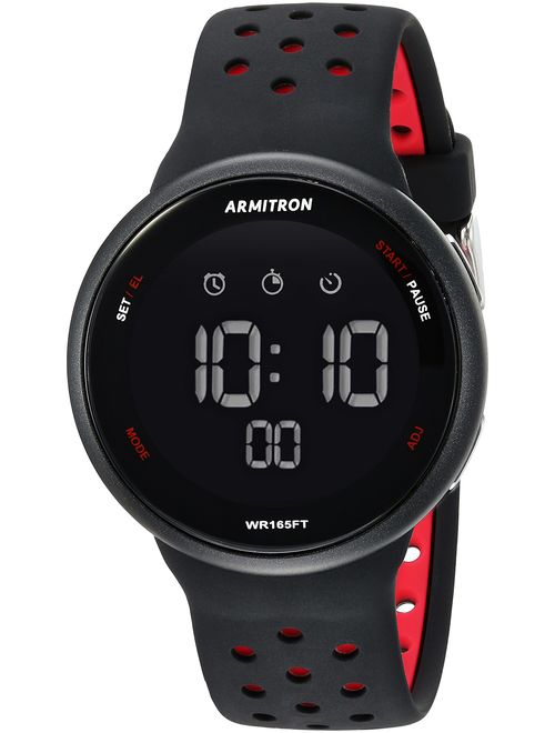 Armitron Sport Unisex 40/8423 Digital Chronograph Silicone Strap Watch