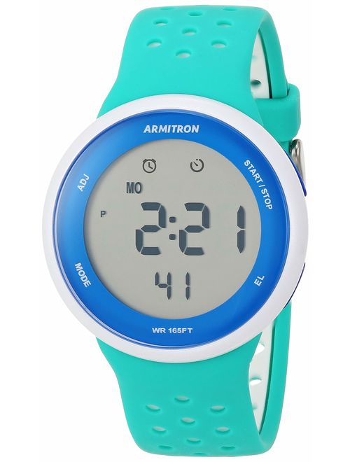 Armitron Sport Unisex 40/8423 Digital Chronograph Silicone Strap Watch