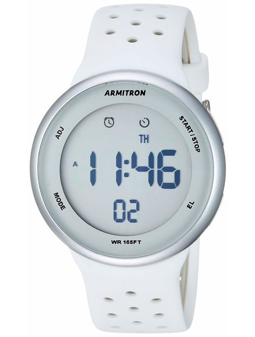 Armitron Sport Unisex 40/8423 Digital Chronograph Silicone Strap Watch