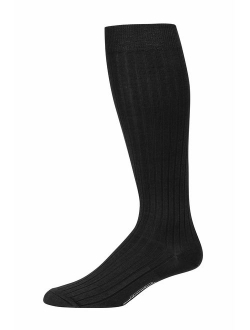 Boardroom Socks Men's Over the Calf Pima Cotton Dress Socks