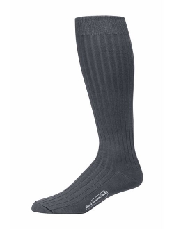 Boardroom Socks Men's Over the Calf Pima Cotton Dress Socks