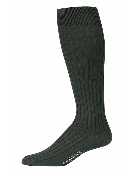 Boardroom Socks Men's Over the Calf Pima Cotton Dress Socks