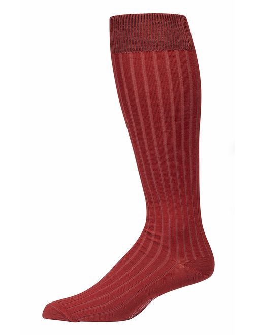 Boardroom Socks Men's Over the Calf Pima Cotton Dress Socks