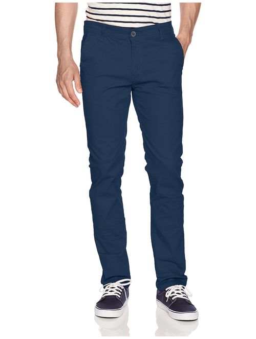 WT02 Men's Long Basic Stretch Skinny Chino Pant