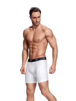 CYZ Men's 3-PK Cotton Stretch Boxer Briefs and Trunks for Men Pack of 3