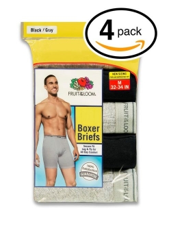 Men's Boxer Briefs (Pack of 4)