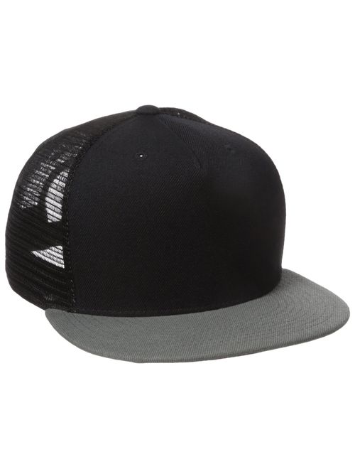 DECKY 5 Panel Flat Bill Trucker Cap Hats