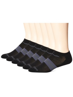 Men's 6 Pair Performance Comfort Fit No-Show Socks