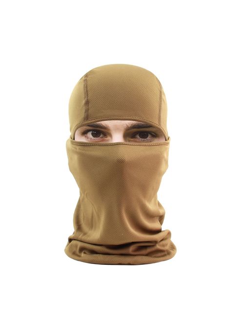 hikevalley Balaclava Face Mask Adjustable Windproof UV Protection Hood