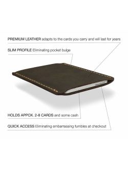 Men's Modern Leather Wallet Sleeve by Modern Carry