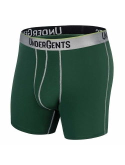 UnderGents Men's Boxer Brief Underwear. 4.5" Leg & Flyless Pouch for CloudSoft Cooling Comfort Not Compression