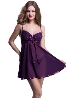 Josi Minea Women's Sexy Lingerie Set - Stylish Beautiful & Chic Babydoll Chemise