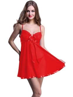 Josi Minea Women's Sexy Lingerie Set - Stylish Beautiful & Chic Babydoll Chemise