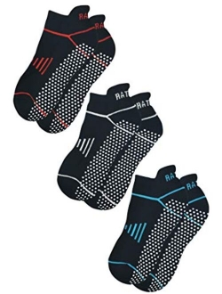 RATIVE Anti Slip Non Skid Barre Yoga Pilates Hospital Socks with grips for Adults Men Women