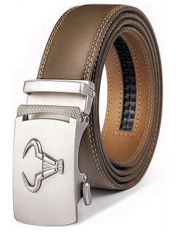 Men's Belt,Bulliant Branded Ratchet Belt Of Genuine Leather For Men Dress,Size Customized